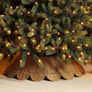 Collier de sapin de Noël en papier tissé écologique pour la décoration des fêtes de Noël, fabriqué au Vietnam - Product Image 4