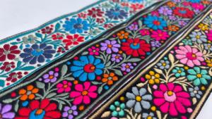 Premium embroidered floral <b>ribbon</b> for apparel crafts and decor OEM wholesale manufacturer for global bulk supply now - Product Image 4