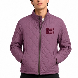 Chaqueta casual de burbujas para hombre, estilo de vida informal, con costuras de diamante, acolchada para invierno, moderna, para uso diario - Product Image 1