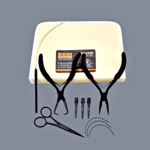Professional Stainless Steel Hair Extension <b>Tools</b> Kit with Pliers for Installation & Removal Reusable Beauty Salon Supplies - Product Image 4