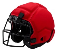 Casque de football américain personnalisé, housse en mousse souple, protection contre les impacts, coussin d'entraînement, couleurs personnalisées OEM, logo, réglable