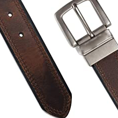 Ceinture en cuir pour homme, style vintage, personnalisable OEM, cuir de vachette de haute qualité, boucle en métal, légère, ceinture de mode - Product Image 2