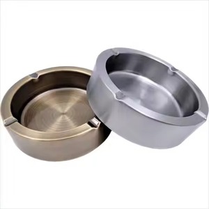 Cenicero Portátil Moderno de Acero Inoxidable con Tapa, Soporte para Cigarros sin Humo, para Hogar, Oficina y Exteriores - Product Image 3