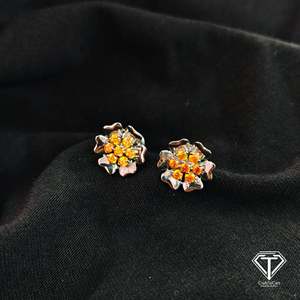 Boucles d'oreilles clous en forme d'animal avec perle en argent sterling plaqué rhodium - Product Image 4