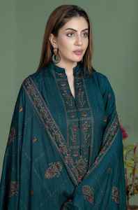 Trajes de 3 piezas para mujer al por mayor, estilo pakistaní, con bordado en el cuello, Salwar Kameez, Salwar liso, Dupatta de tela Lawn, casual de verano - Product Image 5