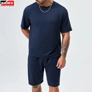 Ensemble de t-shirt et short pour homme de qualité professionnelle, tenue de sport pour la salle de sport, entraînement, tissu respirant, fabricant OEM - Product Image 1