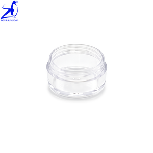 100pcs Empty 10g Black Rim Acrylic <b>Window</b> Loose Powder Jars with Pull Tab <b>Seal</b> Sticker Sifter - Product Image 2