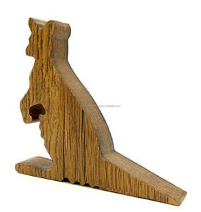 Tope de puerta nuevo con parachoques de goma, Tope de puerta de suelo deslizante de madera resistente para seguridad de decoración del hogar - Product Image 2