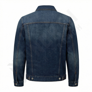 Chaqueta Vaquera Vintage de Otoño para Hombre al por Mayor, Ecológica, Transpirable, Corte Regular, Bolsillos Internos, Estilo Trucker - Product Image 3