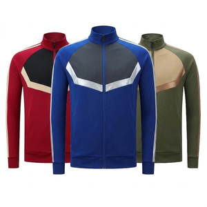 Chaqueta Deportiva Personalizada para Hombre, Chaqueta de Entrenamiento Atlético con Cierre Completo, Fabricante OEM ODM - Product Image 1