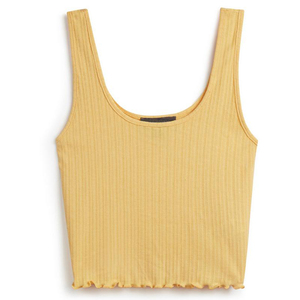 Women Knitted Solid Color Halter Neck Crop Tank <b>Top</b> Casual Style Green - Product Image 5