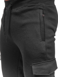 Clush Industries Men's Winter Streetwear Relaxed Fit Drawstring Mid Waist Midweight <b>Polyester</b>/Cotton Sweatpants <b>Joggers</b> - Product Image 6