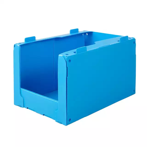 Bac de picking d'entrepôt en PP ondulé blanc empilable et durable, certifié ISO 9001, avec service de découpe par moulage par injection - Product Image 3