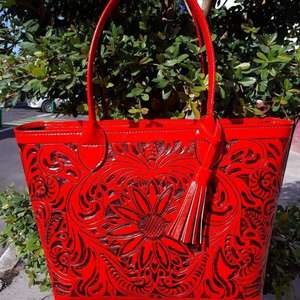 Bolsos de Cuero Genuino Hechos a Mano, Estilo Occidental, Ecológicos, Personalizados, Diseño Moderno, Grabados para Chicas - Product Image 1