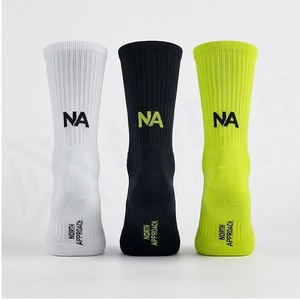 Chaussettes de course respirantes North Approach pour adultes, couleur unie, avec revers fin, pour la saison printanière - Product Image 2