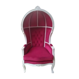 Chaises d'hôtel et de mariage Chaises de reine du trône avec auvent Chaises de luxe Prix de gros Design européen - Product Image 1