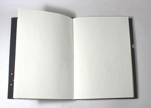High Quality Handmade Recycled Cotton Paper <b>Notebook</b> Black Color Sheet With White Modern Dots Printed Hard Cover All Over Design - Product Image 3