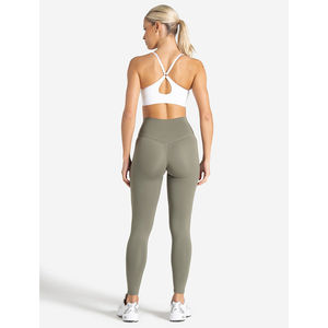 Soutien-gorge de sport pour femme à maintien élevé, personnalisable à l'avant, respirant, léger, confortable, design sans coutures, séchage rapide, Spandex/Nylon - Product Image 4