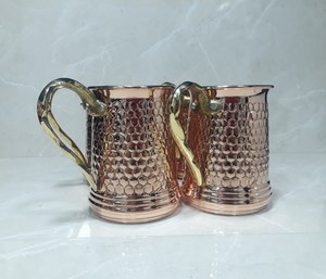 Elegante Taza de Cobre con Acabado Brillante, Perfecta para Café, Té, Cócteles y Estética Moderna del Hogar, Vajilla para Comer - Product Image 5