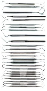 Juego de 25 Piezas de Instrumentos Dentales de Acero Inoxidable para Examen e Higiene Bucal, Kit Premium de Herramientas de Diagnóstico Oral y Limpieza Clínica - Product Image 2