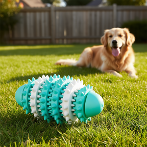 Denta Fun Ballon de Rugby en Caoutchouc Naturel 15 cm Jouet à Mâcher pour Animaux de Compagnie - Product Image 3