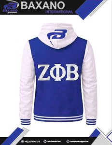 Veste universitaire Zeta Phi Beta ZPB Sorority, broderie de patchs de haute qualité, veste de baseball pour femmes, veste grecque de style universitaire - Product Image 5