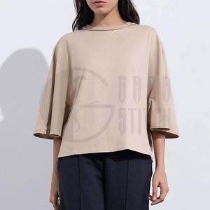 Camiseta Casual de Manga Campana en Spandex/Algodón - Product Image 3