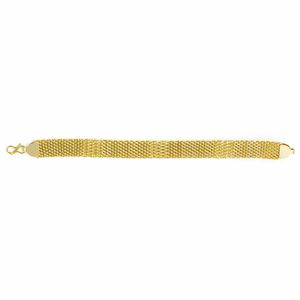 Bracelet multi-brins en laiton plaqué or micro 14K 18K 24K pour hommes, avec fermoir à crochet en S, vente en gros de bijoux de mode - Product Image 3