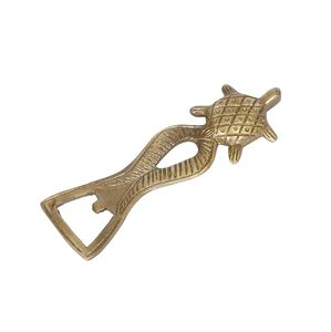 Abridor de Botellas de Latón Vintage con Forma de Tortuga Marina, Herramienta Náutica Hecha a Mano, Abridor de Cerveza Decorativo de Metal, Decoración Costera para el Hogar, Regalo - Product Image 2