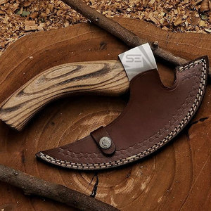 Low MOQ Best Selling Durable Pizza Cutting <b>Axe</b> with Wood <b>Handle</b> and Stainless Steel Blade-Private Label Option - Product Image 3