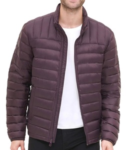 Men's Hooded Breathable Puffer <b>Jacket</b> with Stand Collar Custom Logo Digital Printed Winter Quilted Coat for Outdoor Cold Weather - Product Image 6
