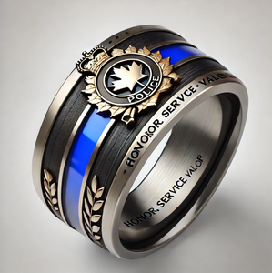 Anillo de Plata de Ley Chapado en Rodio con Línea Azul Delgada y Circonita Cúbica AAAAA - Product Image 5