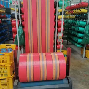 Hot Selling Customized Cheap pp Woven Bag Roll Fabric Tubular Sack Bag Roll for Packaging with Top Quality from India - Product Image 1