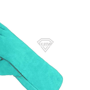 Gants de soudage en cuir croûte personnalisés, résistants à la chaleur, gants de travail de sécurité, gants de protection industriels, fabricant OEM - Product Image 3