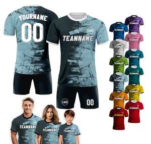 Camiseta de Fútbol Personalizada y Transpirable para Hombre con Nombre y Logotipo del Equipo, Manga Corta, Uniformes para Equipos Masculinos - Product Image 3