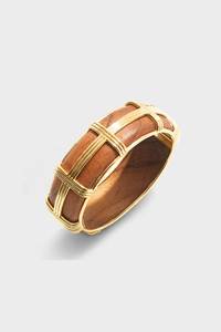 Wholesale TAQI CRAFT Striped Laser Printed Polished Wooden <b>Bracelet</b> Bangle Casual Party Jewelry Birthday Wedding Gift Girl Best - Product Image 2