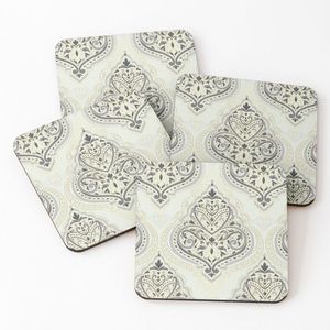 Posavasos de diseño elegante con tablero de MDF, impresión de adhesivo esmaltado, juego de 4 posavasos para bebidas, posavasos para té a un precio muy asequible. - Product Image 4