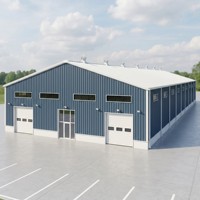 Entrepôt préfabriqué en structure métallique Meituo, conception libre, atelier, bâtiment industriel pour équipement