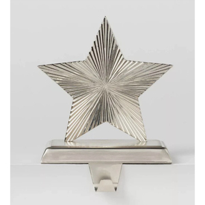 Luxury Silver Metal Christmas <b>Tree</b> Stocking Holder With Heavy <b>Marble</b> Base Hollow Christmas Stocking Hanger Hook For Fireplace - Product Image 6