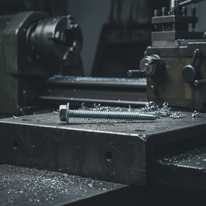 Vis autoperceuses à tête hexagonale (métriques/pouces) zinguées classe 8, haute résistance, résistantes à la corrosion, filetage standard intégré - Product Image 1