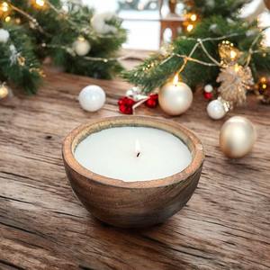 Bougie artisanale en bois de manguier, parfumée, idée cadeau de luxe pour les mariages, la décoration de la maison, la table de la cuisine, les célébrations de fin d'année - Product Image 2