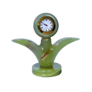 Exclusive Natural Onyx Marble <b>Clock</b> In Low MOQ Stylish Decorative Onyx Marble <b>Clock</b> For Luxury Spaces And Gifts - Product Image 5