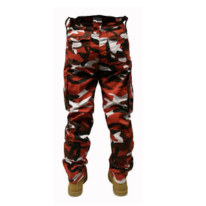 Pantalones Cargo de Mezclilla para Hombre, Cintura Media, Corte Regular, Transpirables, Bordados, Estilo Vintage, Poliéster y Algodón, Ropa Casual de Verano - Product Image 5