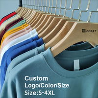 Camiseta Blanca Oversize de Algodón para Hombre, Manga Corta, Cuello Redondo, Color Sólido, con Logotipo Estampado en la Parte Delantera, Tejido Jersey, Ropa Masculina 2026