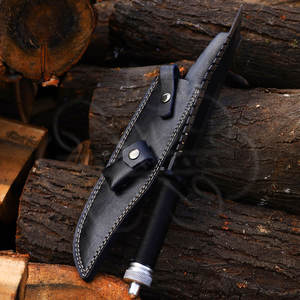 Cuchillo de Caza Bowie de Acero Inoxidable de Grado Industrial, Cuchillo de Camping con Borde Dentado y Punta de Clip, Personalizable OEM - Product Image 4