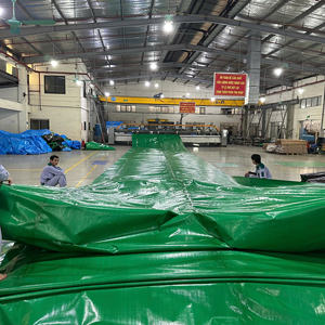 Bâche en PE verte très résistante, grande capacité, couleurs et dimensions personnalisées, couverture protectrice imperméable - Product Image 1