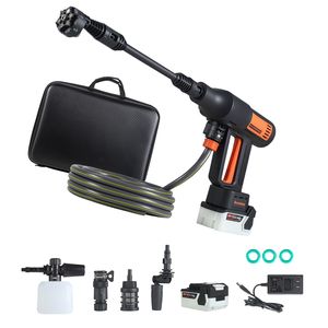 Idropulitrice Portatile Senza Fili 1200PSI MAX con Motore Brushless, Doppia Batteria e 6 Ugelli - Product Image 1