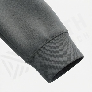 Sweat à capuche oversize premium pour homme, en coton épais délavé au soleil, avec poche kangourou, épaules tombantes, style boxy, vente en gros - Product Image 6