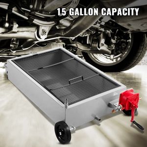 Attrezzo per Riparazione Auto: Vasca Pieghevole per Scarico Olio da 57L/15 Galloni con Grande Capacità e Pompa Manuale - Product Image 2