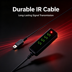 IFA03 กล่องรับสัญญาณทีวีอินฟราเรด IR สายเคเบิล IR ตัวรับสัญญาณ IR สายต่อขยายพร้อมช่วงสัญญาณ IR USB12‑15M - Product Image 4